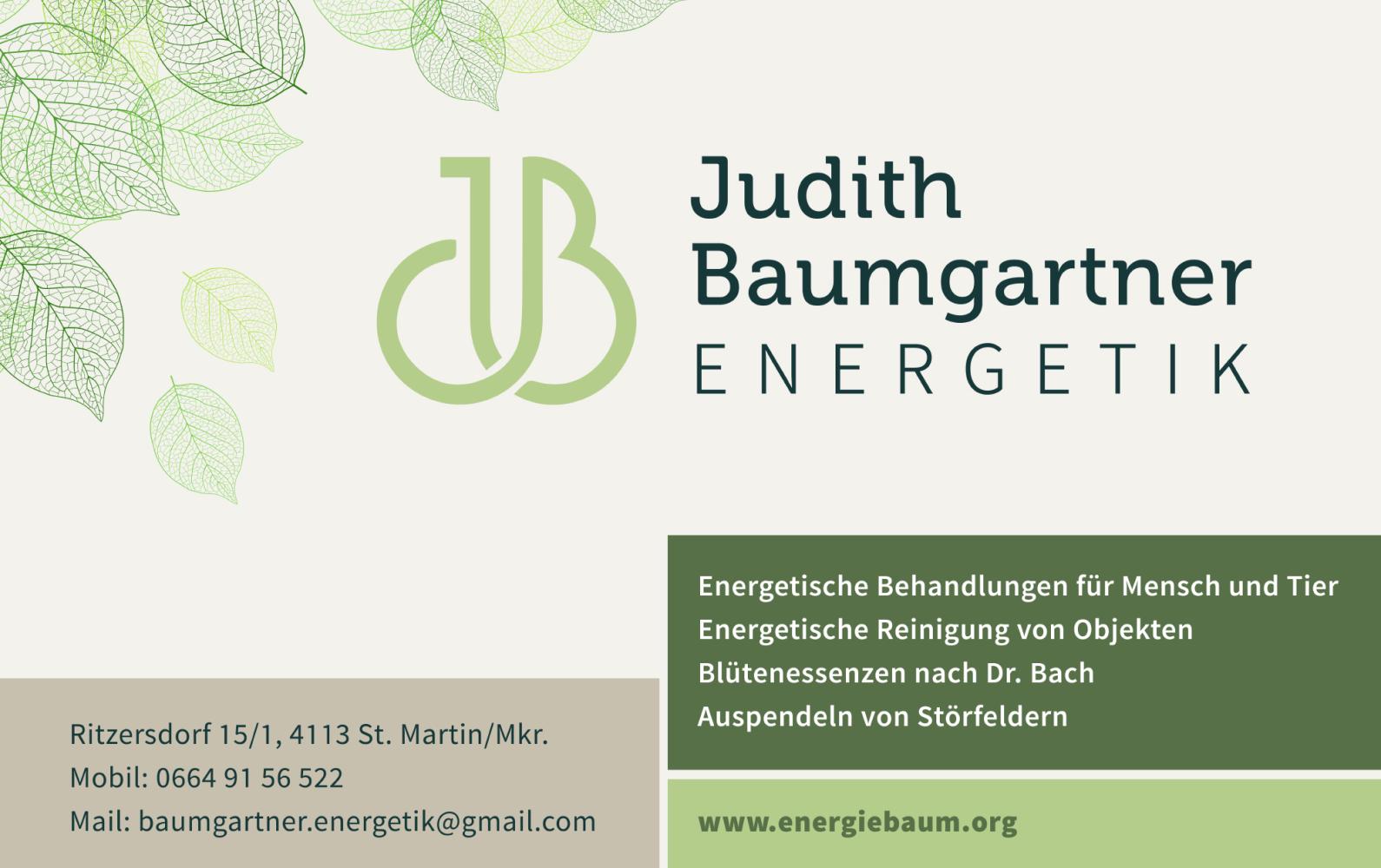 Judith Baumgartner ENERGETIK Headerbild