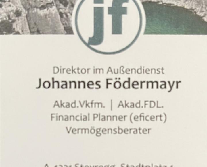 jf-finanz. Johannes  Födermayr